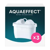 AQUAEFFECT MAX+ Wasserfilter-Kartusche 3 Stück I Kompatibel mit BRITA MAXTRA+ Wasserfilter-Kanne I Wasserfilterkartuschen gegen Chlor und Kalk I besserer Geschmack I 150L oder 30 Tage Filterleistung