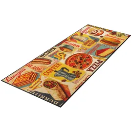 Wash+Dry Snack Attack 75 x 190 cm Grau/Rot