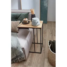 xonox.home Couchtisch Schwarz Metall 30 x 58 x 40 cm
