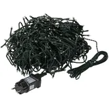 ECD Germany LED-Lichterkette spritzwassergeschützt 36 m Grün