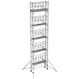 ZARGES 52325 Leichtmetall Rollgerüst fahrbar Arbeitshöhe (max.): 13.2m