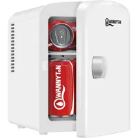 EUGAD Kühlbox, Mini Kühlschrank 4 L, Kühl-/Wärmefunktion weiß