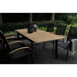 leslilivingb Monza Ausziehtisch 152-210 x 89 x 75,5 cm Anthrazit