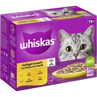 Whiskas 11+ Geflügel Auswahl in Gelee 12 x 85g