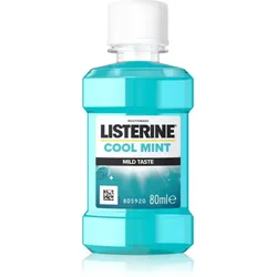 Listerine Cool Mint Mild Taste Mundspülung ohne Alkohol Geschmack Cool Mint 80 ml