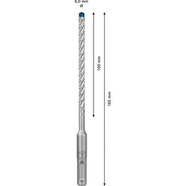 Bosch SDS plus-7X Hammerbohrer 6 x 100 x 165 mm 1 Stück