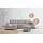 OTTO products Ecksofa Grazzo Polyester L-förmig 2-Sitzer Beige