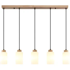 GLOBO Hängeleuchte 1-flg. 10 cm Landhaus Braun Holz