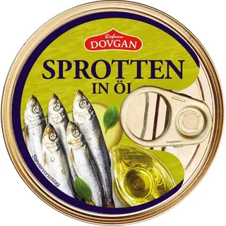 DOVGAN Kilka Sprotten ungebraten in Öl 240g