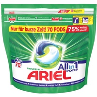Ariel All-in-1 PODS Universal – 70 Waschladungen