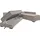 Home Affaire Ecksofa Cord 3-Sitzer Braun