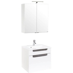 Badezimmer in Weiss/ Eichefarbe 'Siena'