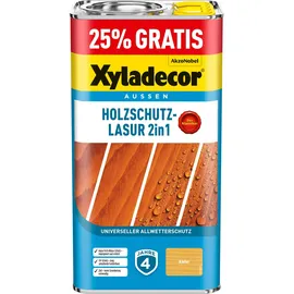 Xyladecor Holzschutz-Lasur 2 in 1 4 + 1 l kiefer matt