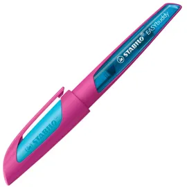 Stabilo Schreibstifte, Fllhalter EASYbuddy FRESH in pink/hellblau - Schreibfarbe blau (löschbar) - Einzelstift - inklusive Patrone