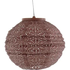 lumiz Lampion Kunststoff Ø20/H18 cm Solar LED kupferfarben