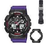 G-SHOCK Casio G-SHOCK Original GA-100 SET Herrenuhr Casio-GA-100-Set056 - Schwarz/Schwarz