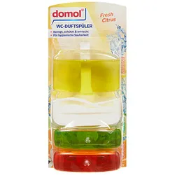 domol Fresh Citrus WC-Duftspüler Zitrone, Limette, Orange, 3x 55,0 ml