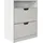 Relaxdays Schuhschrank 80 x 102 x 24 cm modern weiß / weiß