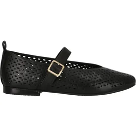 CLARKS Ballerina CLARKS "Fawna Jane", Damen, Gr. 35,5, schwarz, Leder, Schuhe Ballerina, in eleganter Ausfertigung mit Komfort-Fußbett