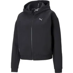 PUMA Damen Damen Kapuzensweatjacke Train Favourite, Schwarz/Weiß, XL