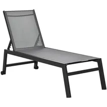 Outsunny Sonnenliege 169 x 65 x 102 cm Grau