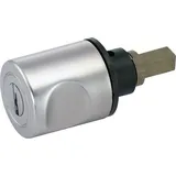 Junie Möbel-Olive 3551, drehbar rechts,Ø 30mm Metall vernickelt