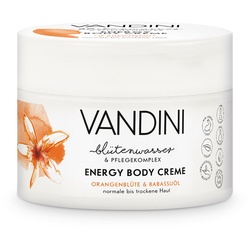 VANDINI Feuchtigkeitscreme ENERGY Body Creme Orangenblüte & Babassuöl, 1-tlg.