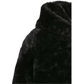URBAN CLASSICS Hooded Teddy Coat Schwarz 146/152
