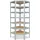 shelfplaza Eckregal Metall 230x60x30 cm silber