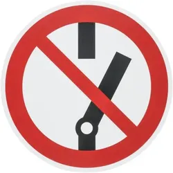 Warnschild „Hybrid-Schalter“ 200-2