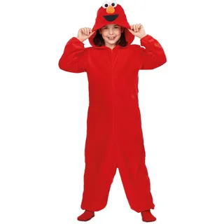 Mom Elmo Pyjama Junior Kostüm - Multicolor - 7-9 Jahre