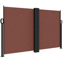 vidaXL Seitenmarkise 140 x 600 cm Braun Polyester