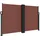vidaXL Seitenmarkise 140 x 600 cm Braun Polyester