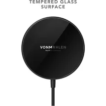 VONMÄHLEN Wireless Charger Aura Mini magnet. Ladekabel Black