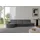 altdecor Eckcouch Cord 5-Sitzer Dunkelgrau