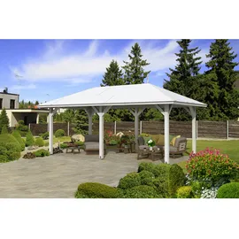 SKANHOLZ Orleans 1 3,74 x 6,56 m weiß