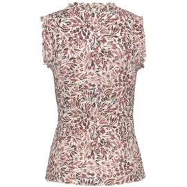 VIVANCE Blusentop Damen creme-mauve bedruckt Gr.40