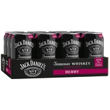 Jack Daniel's & Berry Mixgetränk 10,0 - vol 0.33 Liter Dose, 12er Pack