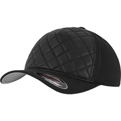 Flexfit Diamond Quilted Flexfit Cap, black, Youth