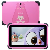 weelikeit Kinder Tablet 8 Zoll, Android 13 Kinder-Tablet mit AX WiFi6, 2GB RAM 32GB ROM, 1280 * 800 HD-Display, 4500 mAh, Kindersicherungs-Tablet mit Installierter Kinder-App, mit Stylus (Pink)