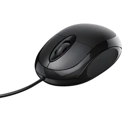 Hama MC-100 Maus USB Optisch Schwarz 3 Tasten 1000 dpi 182600