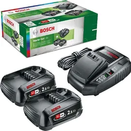 Bosch DIY Starterset 18 V Li-Ion 2 x 2,5 Ah 1600A011LD