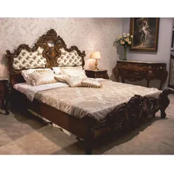 Casa Padrino Luxus Barock Doppelbett Dunkelbraun / Gold - Barock Schlafzimmer Möbel