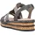 Rieker Keilsandaletten Damen Grau 36