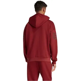 adidas Future Icons 3-Streifen Herren Kapuzensweater, grün - M