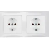 Berker Kombination 2f.pws/gl mit Rahmen 47208989