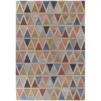 Flair Rugs Wollteppich »Moretz«, rechteckig, 100% Wolle, geometrisches Muster, mehrfarbig, fußbodenheizungsgeeignet, 11714420-0 multi 10 mm,