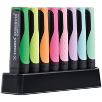 Stabilo GREEN BOSS Pastell Textmarker farbsortiert, 8 St.