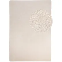 Steffensmeier Teppich Ibiza | Wohnzimmerteppich | Stilvoll | pflegeleicht, | Jugendteppich | Creme, Größe: 120x180 cm