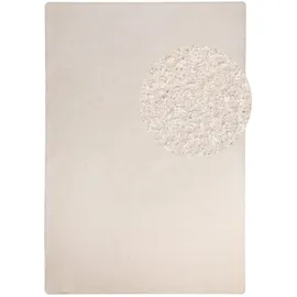Steffensmeier Teppich Ibiza | Wohnzimmerteppich | Stilvoll | pflegeleicht, | Jugendteppich | Creme, Größe: 120x180 cm